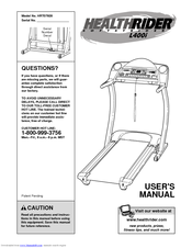 Healthrider SOFTSTRIDER L400i Manuals
