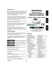 Honda Gcv520 Owner S Manual Pdf