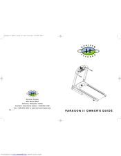 Horizon Fitness PARAGON II Manuals