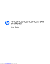 hp 2310m monitor drivers download