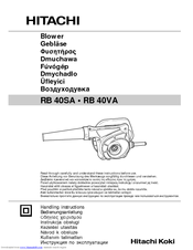 Hitachi RB 40VA Manuals