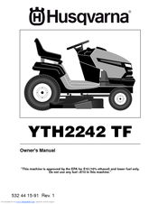 Husqvarna YTH2242TDRF Manuals