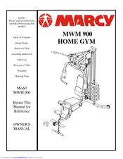 Marcy Mwm 900 Exercise Chart