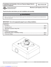 Infocus Sp Ceil Univ Manuals