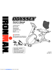 Ironman Fitness Recumbent Bike ODYSSEY Manuals