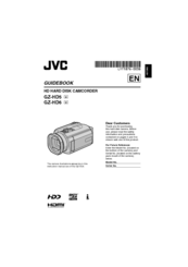 Jvc Everio GZ-HD6 Manuals