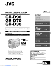 Jvc Digital Video Camera 700X Manual