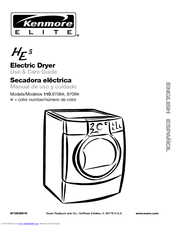 Kenmore elite washer manual