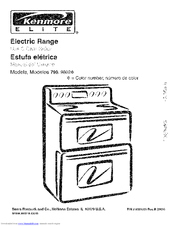 Kenmore Elite 790 9802 Use Care Manual Pdf Download