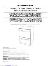 Kitchenaid Kudh03dt Manuals
