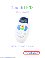 Tenscare Touchtens Xl Y1 Instructions For Use Manual Pdf Download