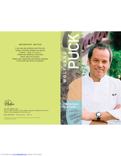 Wolfgang Puck BESC0006 Manuals