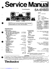technics sa eh600 manual Technics sh-eh600 sound processor service manual inc schem diag.