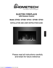 Hometech Ef423 Installation And User Instruction Manual Pdf Download