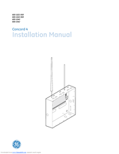 Ge Security Concord 4 Manuals