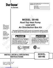 Dometic Duo-Therm 59146 Manuals