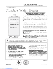 Paloma tankless water heater ptg 42pvn manual