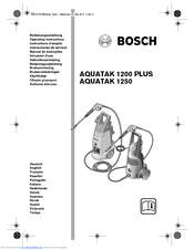 Bosch Aquatak 1200 Plus Operating Instructions Manual Pdf Download