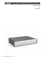 Bose Controlspace Esp-88 User Manual