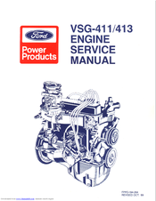 Ford vsg 413 service manual transmissions