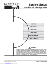 Norcold N811RT Manuals
