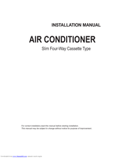 Mitsubishi Electric Slim Four Way Cassette Type Air Conditioner