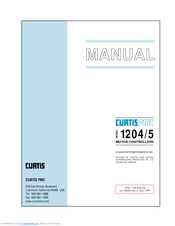Curtis 1205 Manuals