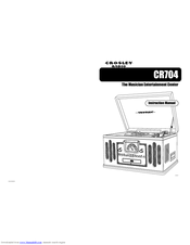 Crosley CR704 Manuals