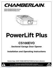 chamberlain cs100evo manuals
