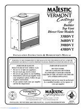 Majestic 36BDVT Manuals Majestic 36BDVT Pdf User Manuals. View online or download Majestic 36BDVT Installation Instructions And Homeowner