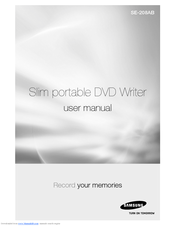 Samsung SE-208AB Manuals