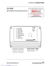 grundfos cu operating instructions installation manual manuals