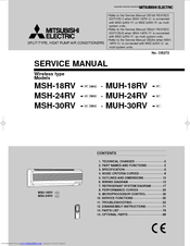 Mitsubishi msh 24rv