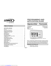 lennox signaturestat manual Replacing lennox signaturestat doityourself. Com community forums.