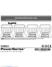 Dsc PowerSeries PK5501 Manuals