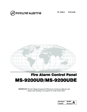Fire-lite MS-9200UD Manuals