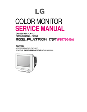SCARICA DRIVER MONITOR FLATRON 775FT LG