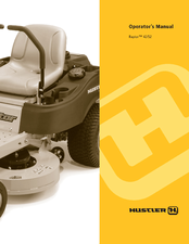 hustler mower manual