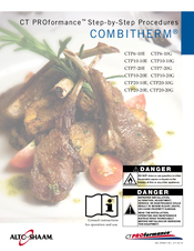 Alto-shaam COMBITHERM CTP7-20G Manuals