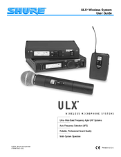 Shure ULX1 Manuals