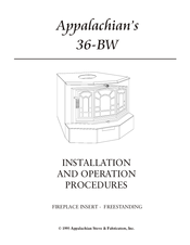 Appalachian Stove Fabricators 36 Bw Manuals