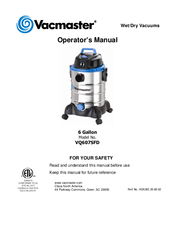 Vacmaster VQ607SFD Manuals
