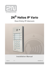 2n helios ip vario manual Installation manual 2n® ip vario installation manual 2n® ip vario.
