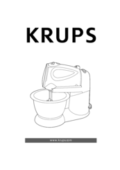 Krups 3 mix 4000 manual downloads