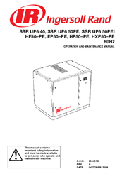 Ssr 200 Hp Air Compressor Parts Manual