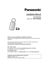 Panasonic KX-TGA20 Manuals