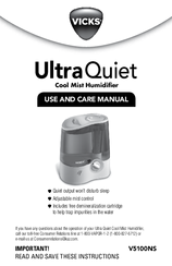 Vicks UltraQuiet V5100NS Manuals