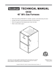 Goodman GKS90703BX Manuals