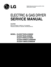 lg dle3777w dryer service manual Lg dle3777w manuals.