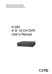 4Ch H 264 Dvr User Manual Pdf / Gs2002 Gs2002v Gs2101 Gs2101v User
